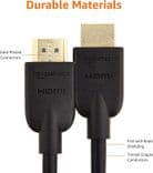 SKU: LPNIC083763023 Кабель мультимедійний Amazon Basics Ultra HD HDMI to HDMI 0,9 м Чорний (OpenBox) - Image 2