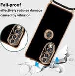 SKU: LPNIC084876274 Чохол зі шнурком Yutwo для Honor 70 Black/Gold - Image 2