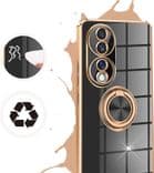 SKU: LPNIC084876274 Чохол зі шнурком Yutwo для Honor 70 Black/Gold - Image 7