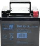 SKU: MWP 45-12 Акумулятор AGM MWP 45Ah 12V 12 років служби - Image 3
