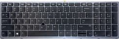 SKU: NKL003 Клавіатура для ноутбука HP ZBook 15 G3, 17 G3, 17 G4 Black/Grey - Image 1