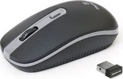 SKU: RM303WI Миша бездротова Real-EL RM303 Wireless 2.4GHz Black/Grey - Image 1