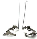 SKU: ZPET190 Петлі для ноутбука HP ProBook 450 G2, 455 G2 комплект (ліва + права) (вживаний) - Image 2