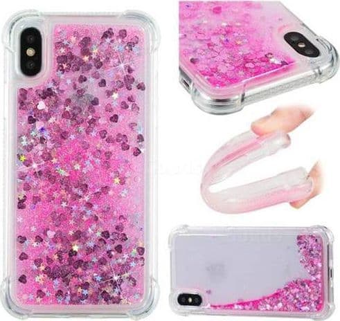 SKU: AKS115 Чохол Liquid Case для iPhone X/XS Rose - Image 1