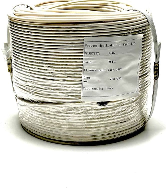 SKU: 11000164 Трубка для прокладки волокна Lankore FT white LSZH 4.5мм - Image 1