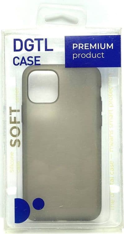 SKU: AKS166 Чохол DGTL Silicone case Light series для iPhone 11 Pro Transparent Black - Image 1