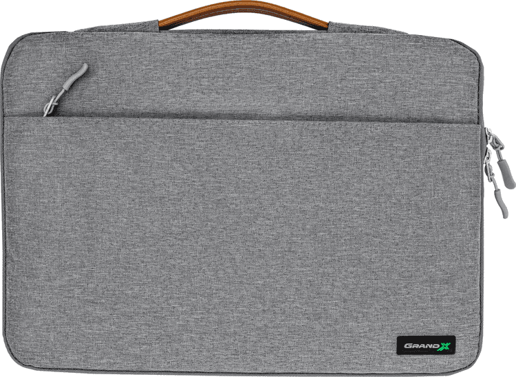 SKU: BAG021 Чохол для ноутбука Grand-X 13"-14" Grey (SLX-14G) - Image 1
