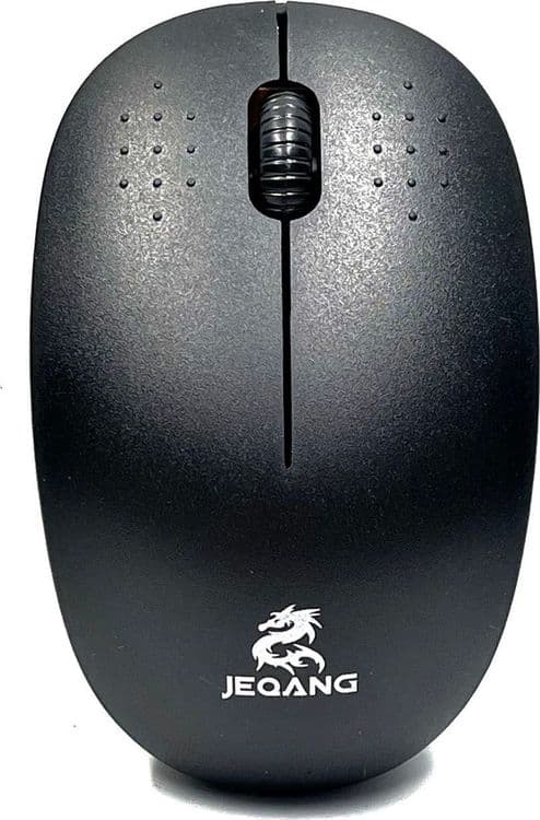 SKU: JW210WI Миша бездротова Jeqang JW-210 Wireless 2.4GHz Black - Image 1
