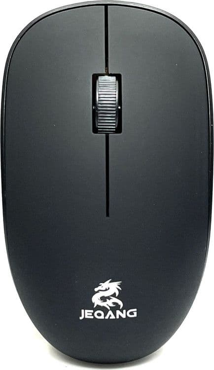 SKU: JW218WI Миша бездротова Jeqang JW-218 Wireless 2.4GHz Black - Image 1