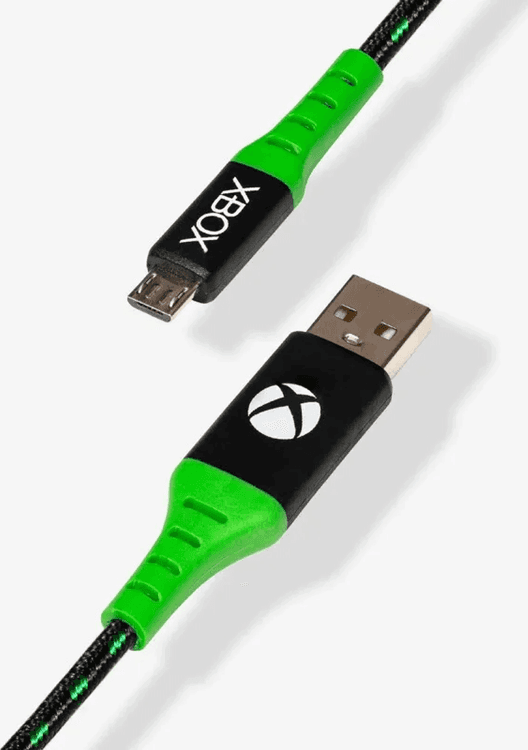 SKU: LPNA026702393 Нейлоновий зарядний кабель Numskull Xbox One Micro USB, 4 м (OpenBox) - Image 1