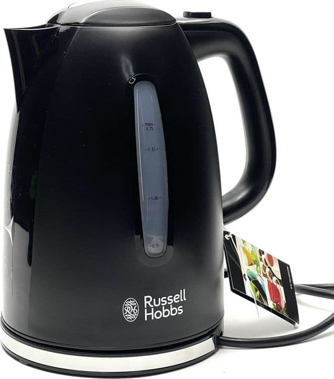 SKU: LPNA041838587 Електрочайник RUSSELL HOBBS Textures Plus Black 22591-70 2400 Вт (вживаний) - Image 1