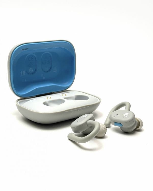 SKU: LPNHE753887940 Навушники бездротові Skullcandy TW Push Active Light Grey/Blue (вживані) - Image 1