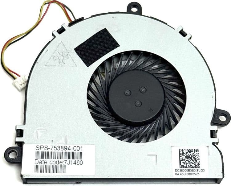 SKU: ZKV137 Вентилятор для ноутбука HP Pavilion 15-G000, 15-G100, 15-G200, 15-R000, 15-R100, 246 G3, 250 G3 3-pin (вживаний) - Image 1