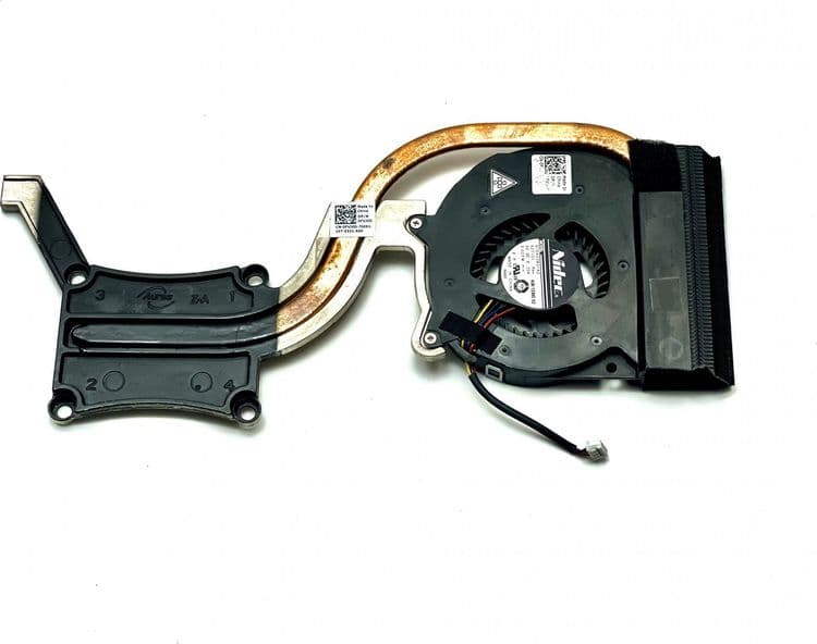 SKU: ZST017 Система охолодження, мідна трубка з вентилятором для ноутбука Dell Latitude E6420 4 Pin (вживаний) - Image 1