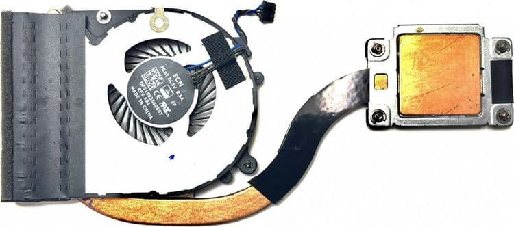SKU: ZST065 Система охолодження, мідна трубка з вентилятором для ноутбука HP EliteBook 820 G3 4 Pin (вживаний) - Image 1