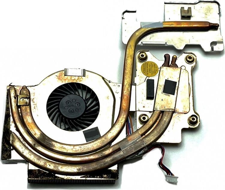 SKU: ZST078 Система охолодження, мідна трубка з вентилятором для ноутбука Lenovo ThinkPad T400 5 Pin (вживаний) - Image 1