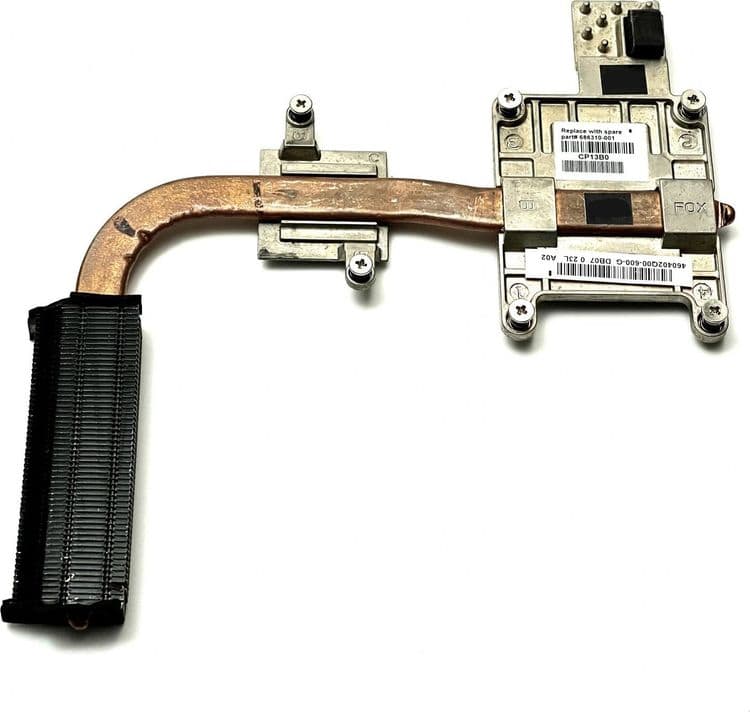 SKU: ZST086 Система охолодження, мідна трубка для ноутбука HP EliteBook 6570B, 8570P (вживаний) - Image 1