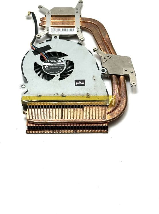 SKU: ZST282 Система охолодження, мідна трубка з вентилятором для ноутбука Lenovo IdeaPad Y560 4 Pin (вживаний) - Image 1
