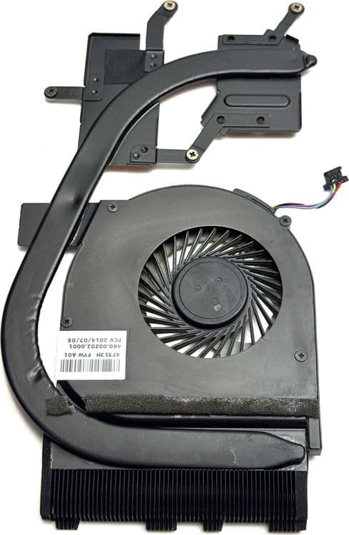 SKU: ZST363 Система охолодження, мідна трубка з вентилятором для ноутбука Lenovo IdeaPad Flex 2-15 4 Pin (вживаний) - Image 1