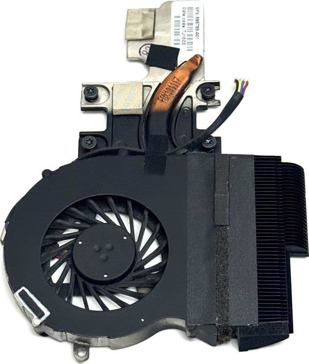 SKU: ZST379 Система охолодження, мідна трубка з вентилятором для ноутбука HP EliteBook 2540p 4 Pin (вживаний) - Image 1