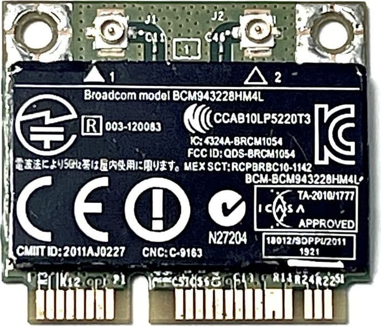 SKU: ZWIFI033 Wi-Fi модуль Broadcom BCM943228HM4L (DW1540) - Image 1