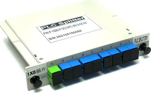 SKU: 10673445 Оптичний дільник корпусний Extralight DIN 1/8 box SC/UPC (Splitter) - Image 1