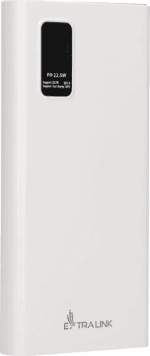 SKU: 11000129 Повербанк Extralink EPB-067W 10000 mAh White - Image 1