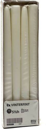 SKU: 70524905 VINTERFINT, 705.249.05 Свічка без запаху, біла, 5,5 годин - Image 1