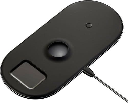 SKU: AKS019 Бездротовий зарядний пристрій Baseus Wireless Charger 2 A Black (BS-IW04) - Image 1