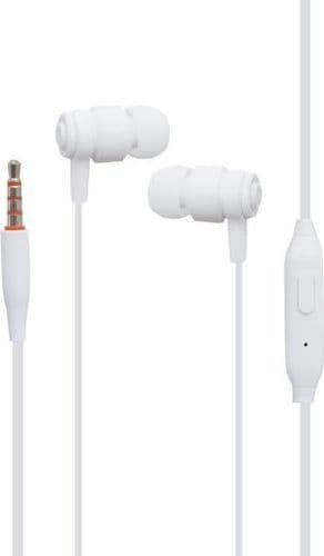 SKU: AKS040 Навушники дротові Celebrat Comfortable 3.5 мм (mini-Jack) White (V1) - Image 1