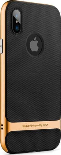 SKU: AKS111 Чохол-накладка Rock Royce для iPhone X/XS Black/Gold - Image 1