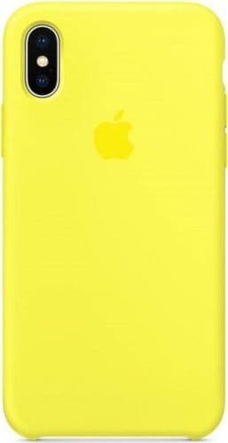 SKU: AKS131 Чохол Silicone Case для iPhone X/XS Yellow - Image 1