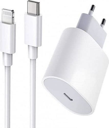 SKU: AKS286 Мережевий зарядний пристрій Apple USB Type-C 3 A White (18W) копія, без упаковки - Image 1