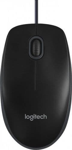 SKU: B100USB Миша дротова Logitech B100 USB Black - Image 1