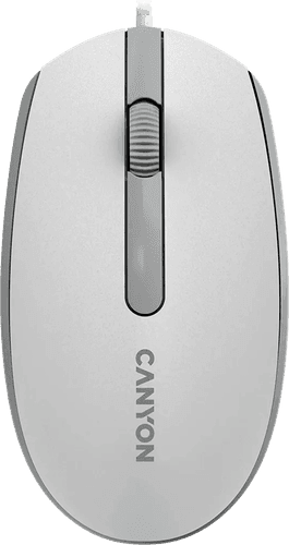 SKU: CM10 Миша дротова Canyon M-10 USB White/Gray - Image 1