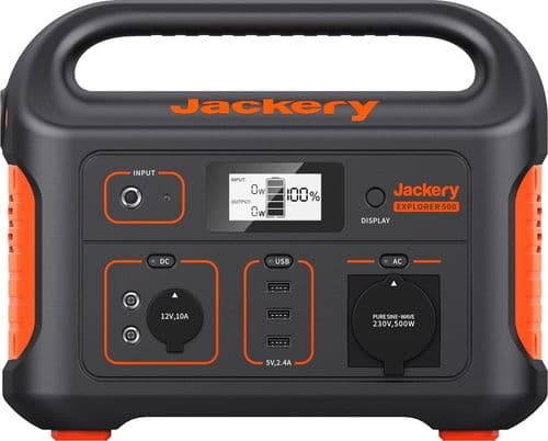 SKU: CS014 Портативна зарядна станція Jackery Explorer 500 518 Вт-годин - Image 1