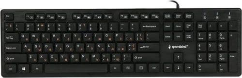 SKU: KL004 Клавіатура дротова Gembird KB-MCH-03-UA USB Black (ENG / UA) - Image 1