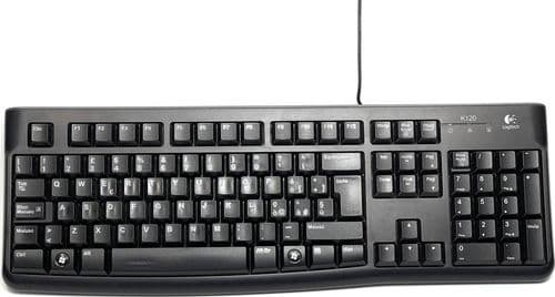 SKU: KL015 Клавіатура дротова Logitech K120 USB Black (ENG) Вживаний - Image 1