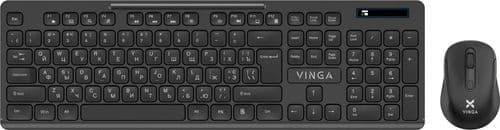 SKU: KM011 Комплект бездротовий Vinga KBSW-100 Wireless 2.4GHz Black (ENG / RU / UA) - Image 1