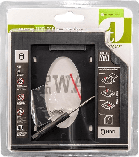 SKU: KP011 Внутрішня кишеня-адаптер 1StCharger HDC1ST127-2 для HDD/SSD 2.5" SATA III - Image 1