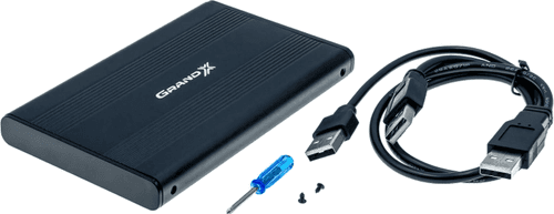 SKU: KP013 Зовнішня кишеня Grand-X HDE21 для HDD/SSD 2.5" SATA III - Image 1