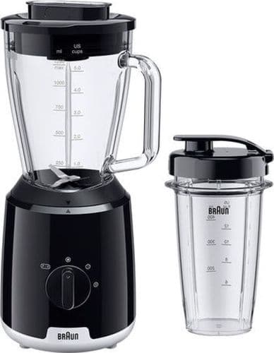 SKU: LPNA041891683 Настільний блендер Braun PowerBlend 1 JB1051BK 600 Вт (OpenBox) - Image 1
