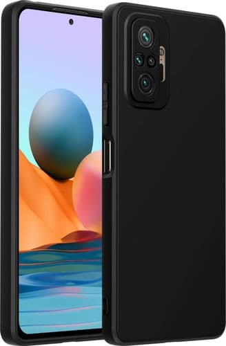 SKU: LPNHE764839294 Чохол Oureidoo для Xiaomi Redmi Note 10 Pro Black + захисне скло - Image 1
