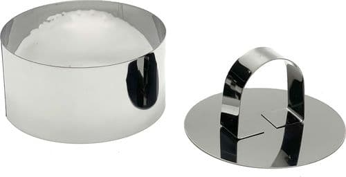 SKU: LPNIC083975124 Кондитерського кола з нержавіючої сталі діаметром 8 см і висотою 4 см (4 шт) - Image 1